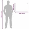 Konyhai hátfal 2 pcs sötétszürke 80 x 60 cm edzett üveg