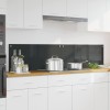 Konyhai hátfal 2 pcs sötétszürke 90 x 40 cm edzett üveg