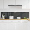 Konyhai hátfal 2 pcs sötétszürke 90 x 40 cm edzett üveg