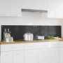 Konyhai hátfal 2 pcs sötétszürke 100 x 40 cm edzett üveg