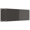 Konyhai hátfal 2 pcs sötétszürke 100 x 40 cm edzett üveg