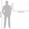 Konyhai hátfal 2 pcs sötétszürke 100 x 40 cm edzett üveg