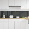 Konyhai hátfal 2 pcs sötétszürke 100 x 50 cm edzett üveg