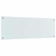 Konyhai splashback 2 pcs fehér 120 x 40 cm edzett üveg