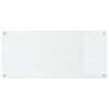 Konyhai hátfal 2 pcs átlátszó 110 x 50 cm edzett üveg