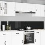Konyhai hátfal 2 pcs fekete 120 x 40 cm edzett üveg