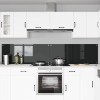 Konyhai hátfal 2 pcs fekete 120 x 50 cm edzett üveg