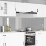 Konyhai hátfal 2 pcs világosszürke 110 x 60 cm edzett üveg