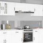 Konyhai hátfal 2 pcs világosszürke 120 x 40 cm edzett üveg