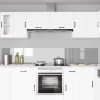 Konyhai hátfal 2 pcs világosszürke 120 x 40 cm edzett üveg