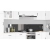 Konyhai hátfal 2 pcs sötétszürke 110 x 40 cm edzett üveg