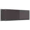 Konyhai hátfal 2 pcs sötétszürke 110 x 40 cm edzett üveg