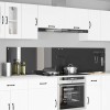 Konyhai hátfal 2 pcs sötétszürke 110 x 50 cm edzett üveg
