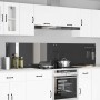 Konyhai hátfal 2 pcs sötétszürke 110 x 50 cm edzett üveg