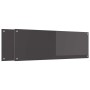 Konyhai hátfal 2 pcs sötétszürke 120 x 40 cm edzett üveg
