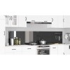 Konyhai hátfal 2 pcs sötétszürke 120 x 50 cm edzett üveg