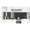 Konyhai hátfal 2 pcs sötétszürke 120 x 60 cm edzett üveg