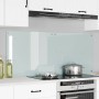 Konyhai hátfal 2 pcs fehér 70 x 60 cm edzett üveg
