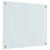 Konyhai hátfal 2 pcs fehér 70 x 60 cm edzett üveg