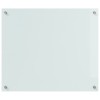 Konyhai hátfal 2 pcs fehér 70 x 60 cm edzett üveg