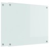 Konyhai hátfal 2 pcs fehér 70 x 60 cm edzett üveg