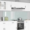 Konyhai hátfal 2 pcs fehér 100 x 60 cm edzett üveg