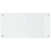 Konyhai hátfal 2 pcs átlátszó 80 x 40 cm edzett üveg