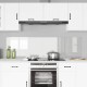 Konyhai splashback átlátszó 90 x 50 x 0.8 cm edzett üveg