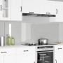 Konyhai hátfal 2 pcs átlátszó 90 x 60 cm edzett üveg