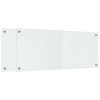 Konyhai hátfal 2 pcs átlátszó 100 x 40 cm edzett üveg