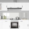 Konyhai hátfal 2 pcs átlátszó 100 x 50 cm edzett üveg