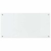 Konyhai hátfal 2 pcs átlátszó 100 x 50 cm edzett üveg