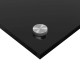 Konyhai splashback fekete 90 x 40 x 0.8 cm edzett üveg