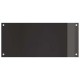 Konyhai splashback fekete 90 x 40 x 0.8 cm edzett üveg