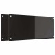 Konyhai splashback fekete 90 x 40 x 0.8 cm edzett üveg