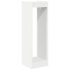 Növényállvány polcokkal 2 pcs fehér 30 x 30 x 100 cm mérnöki fa