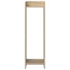 Növényállvány 2 pcs sonoma tölgy 30 x 30 x 100 cm mérnöki fa