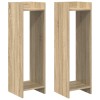 Növényállvány 2 pcs sonoma tölgy 30 x 30 x 100 cm mérnöki fa