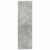 Növényállvány beton szürke 30 x 30 x 100 cm mérnöki fa