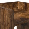 Növényállvány 2 pcs füstölt tölgy 30 x 30 x 100 cm mérnöki fa