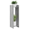 Növényállvány 2 pcs szürke sonoma 30 x 30 x 100 cm mérnöki fa