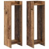 Növényállvány 2 pcs öreg fa 30 x 30 x 100 cm mérnöki fa