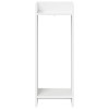 Növényállvány polcokkal 2 pcs fehér 30 x 30 x 80 cm mérnöki fa