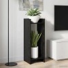 Növényállvány 2 pcs fekete tölgy 30 x 30 x 80 cm mérnöki fa