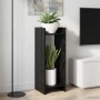 Növényállvány 2 pcs fekete tölgy 30 x 30 x 80 cm mérnöki fa