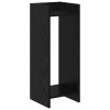 Növényállvány 2 pcs fekete tölgy 30 x 30 x 80 cm mérnöki fa