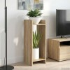 Növényállvány 2 pcs sonoma tölgy 30 x 30 x 80 cm mérnöki fa