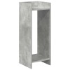 Növényállvány polcokkal beton szürke 30 x 30 x 80 cm mérnöki fa