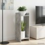Növényállvány 2 pcs beton szürke 30 x 30 x 80 cm mérnöki fa