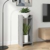 Növényállvány 2 pcs szürke sonoma 30 x 30 x 80 cm mérnöki fa